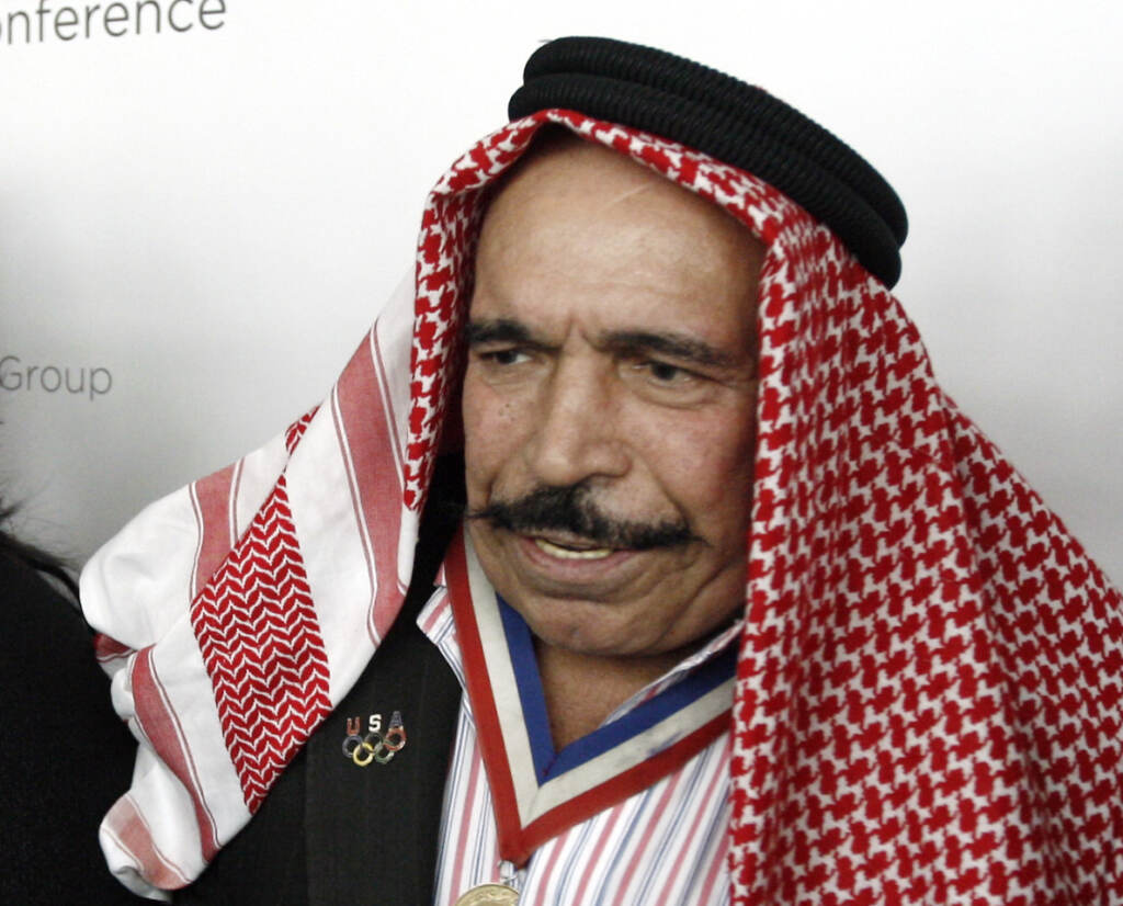 The Iron Sheik appears during 140: The Twitter Conference LA in Los Angeles on Sept. 22, 2009. The Iron Sheik, born Hossein Khosrow Ali Vaziri, died Wednesday, June 7, 2023, at age 81