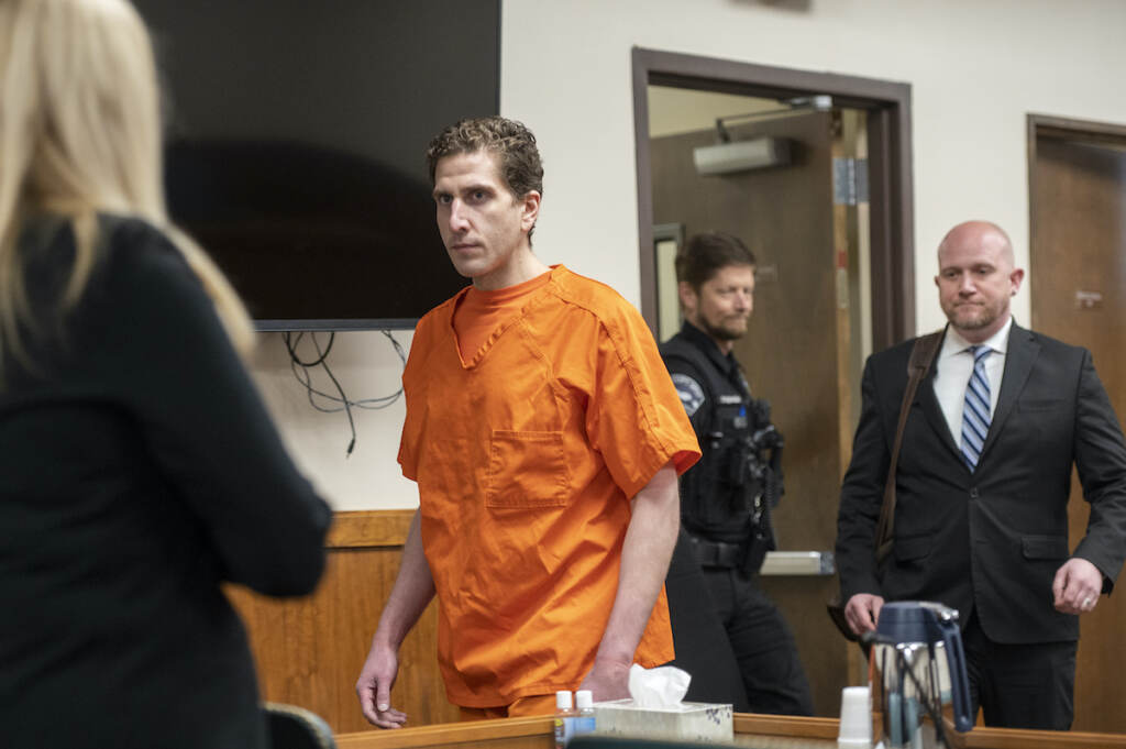 Bryan Kohberger enters the courtroom for his arraignment hearing in Latah County District Court, May 22, 2023, in Moscow, Idaho