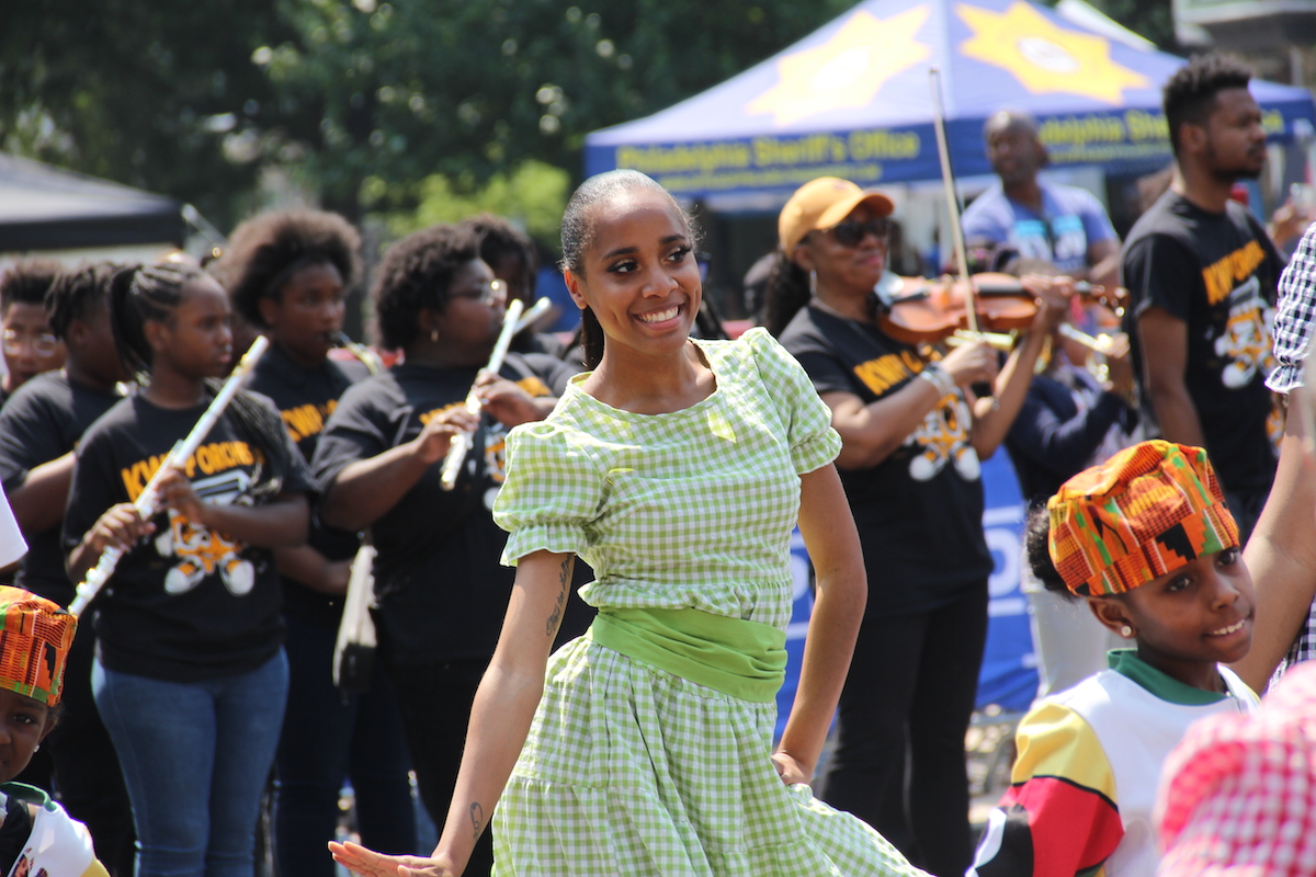 The parade and festival featured dancing performances and Philadelphians coming together as one to celebrate Juneteenth