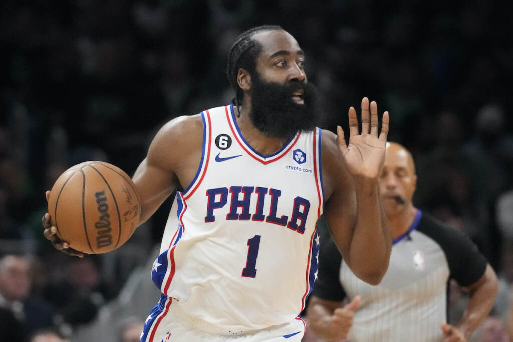 76ers Hardens Future Basketball Philadelphia 76ers guard James Harden