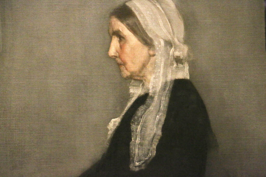 Philadelphia museum of art-whistlers mother detail “''Mother''