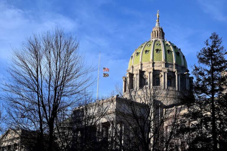 The Pennsylvania Capitol in Harrisburg