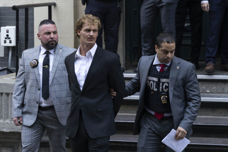 Daniel Penny in handcuffs