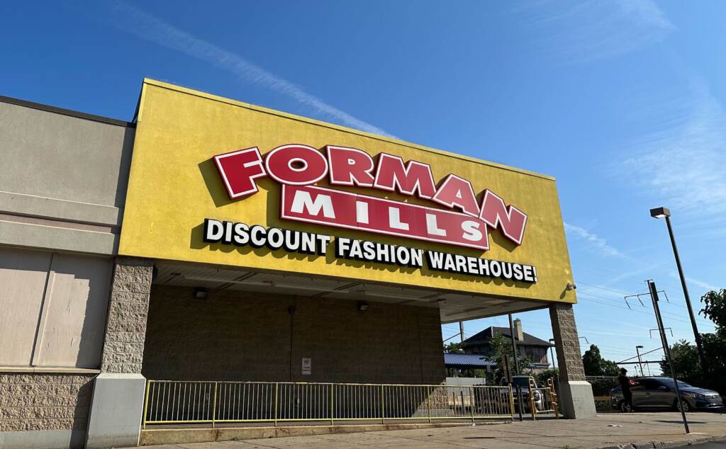 forman-mills-philadelphia-KMG-061323 Near the intersection of North Broad Street and West Lehigh Avenue sits a Forman Mills discount department store that anchors a shopping plaza.
