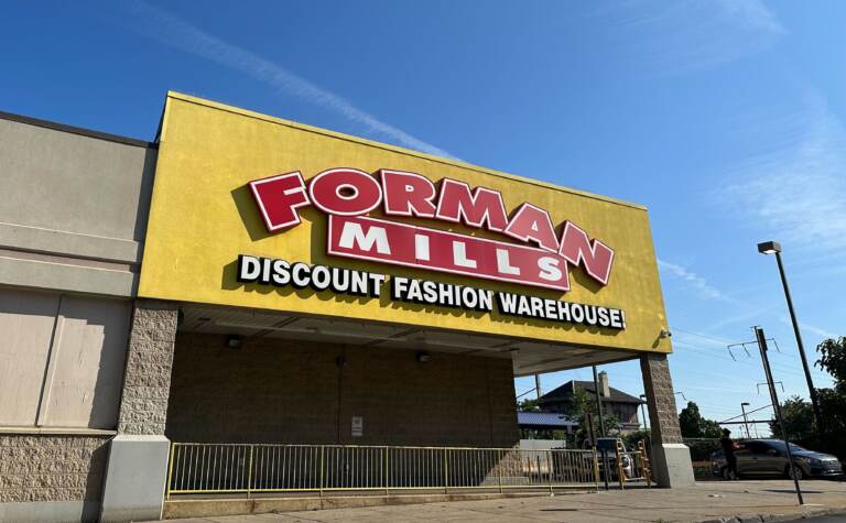 Near the intersection of North Broad Street and West Lehigh Avenue sits a Forman Mills discount department store that anchors a shopping plaza.