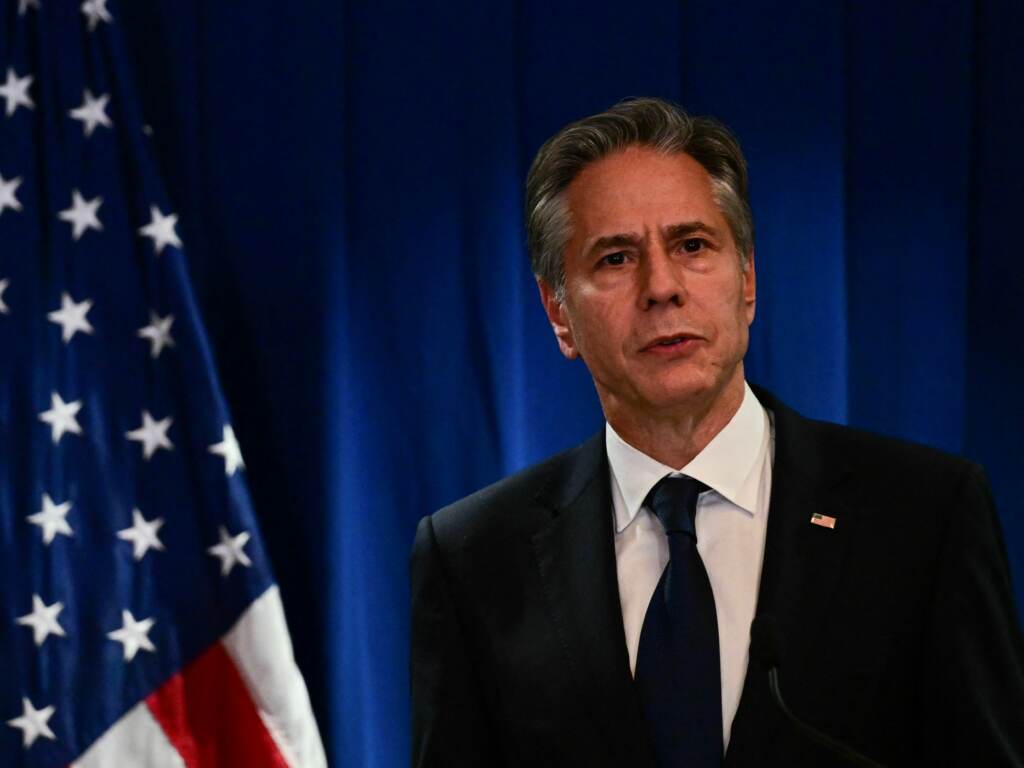 US Secretary of State Antony Blinken speaks during a press conference at the Beijing American Center of the US Embassy in Beijing on June 19. US Secretary of State Antony Blinken speaks during a press conference at the Beijing American Center of the US Embassy in Beijing on June 19.