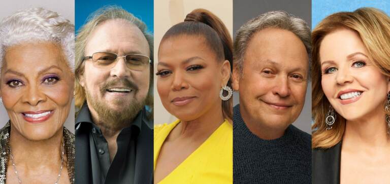 Dionne Warwick (from left), Barry Gibb, Queen Latifah, Billy Crystal and Renée Fleming will be honored by the Kennedy Center for their lifetime achievements