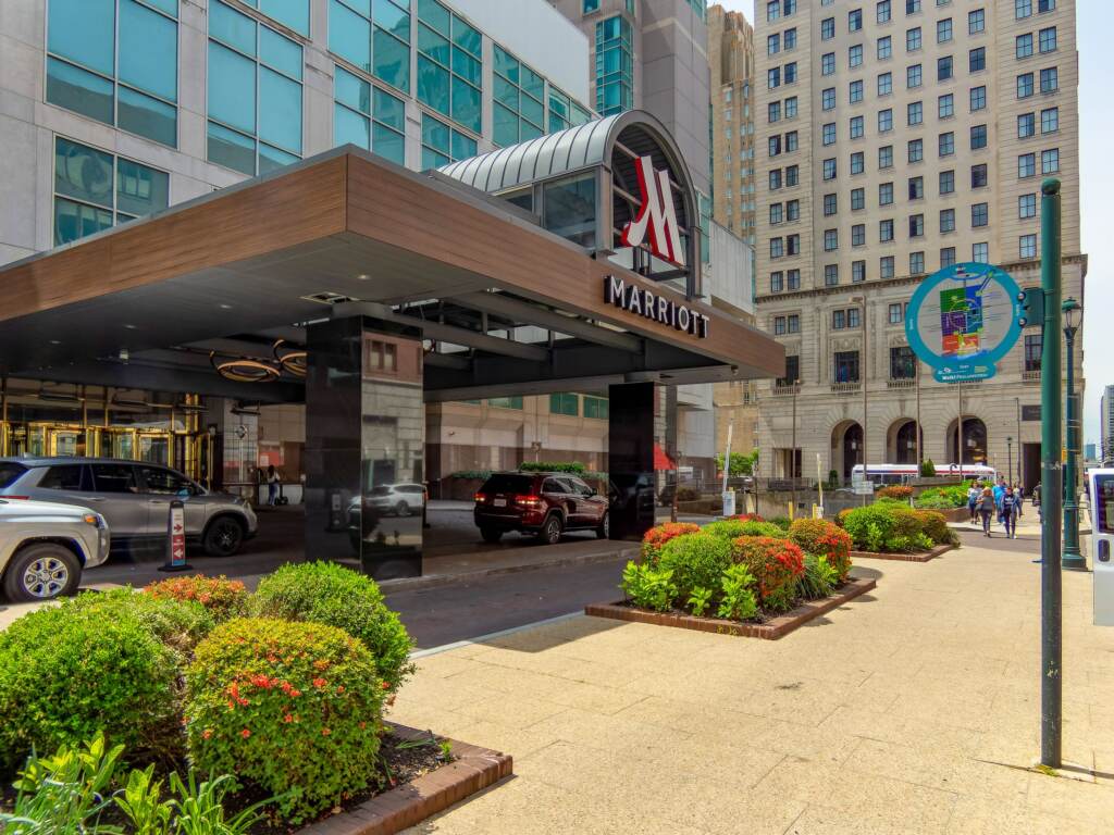The Moms for Liberty conference is being held at the Philadelphia Marriott Downtown, across from Reading Terminal Marke