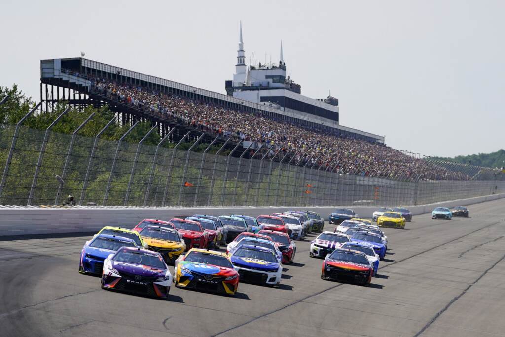 The NASCAR Cup Series auto race at Pocono Raceway, in July 2022