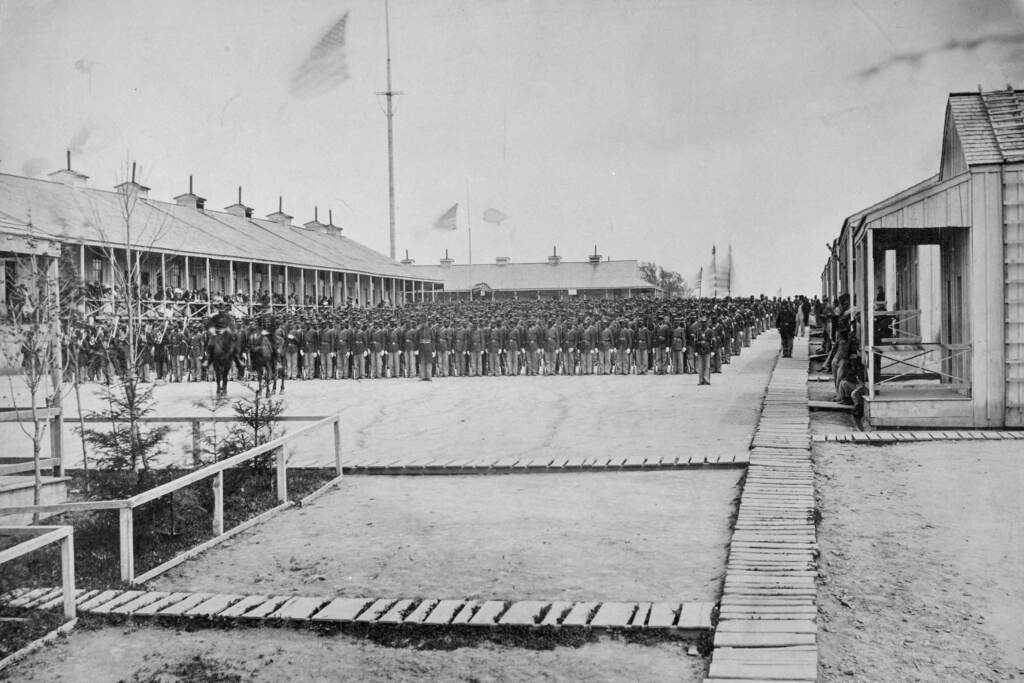 regimentusct-civilwar-campwilliampenn-scaled 26th United States Colored Volunteer Infantry at Camp William Penn., c. 1897