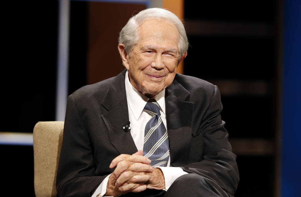 Pat Robertson speaks during a forum at Regent University in Virginia Beach, Va., in 2015. Robertson was a religious broadcaster who turned a tiny Virginia station into the global Christian Broadcasting Network, tried a run for president and helped make religion central to Republican Party politics in America through his Christian Coalition. Pat Robertson speaks during a forum at Regent University in Virginia Beach, Va., in 2015. Robertson was a religious broadcaster who turned a tiny Virginia station into the global Christian Broadcasting Network, tried a run for president and helped make religion central to Republican Party politics in America through his Christian Coalition
