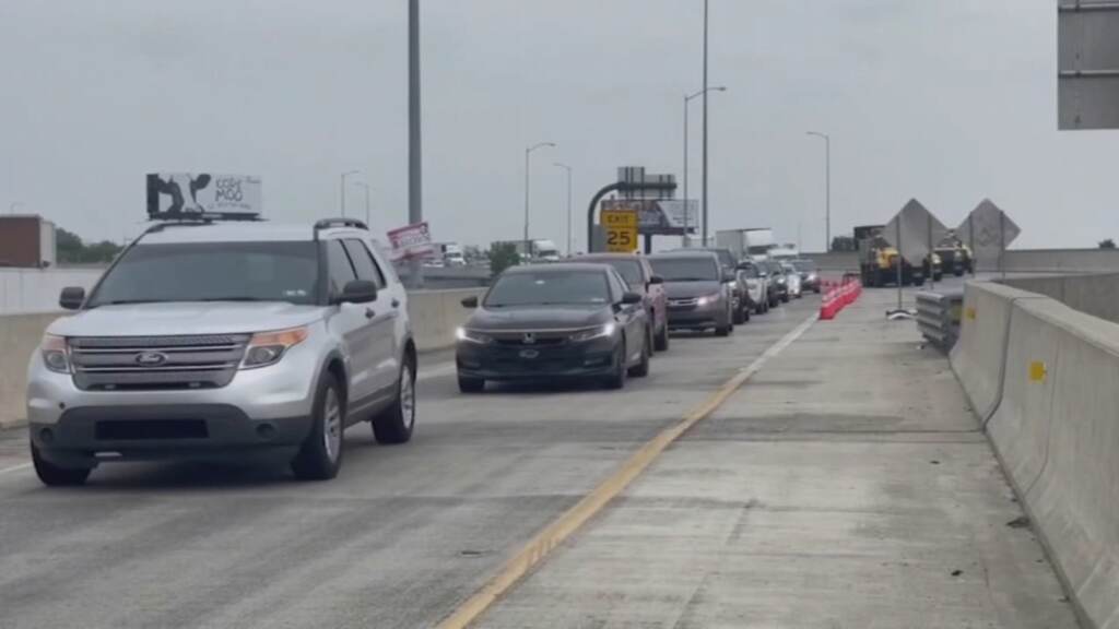 Traffic on the I-95 in Philadelphia