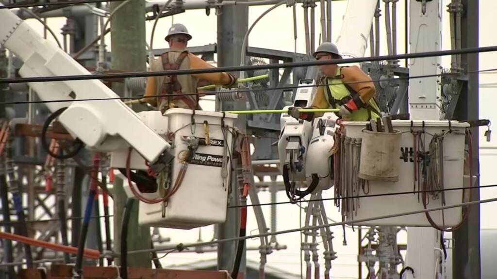 Atlantic City Electric said more than 24,000 customers were initially impacted but as of 4:24 a.m. Sunday morning, the power has been fully restored. (6abc)