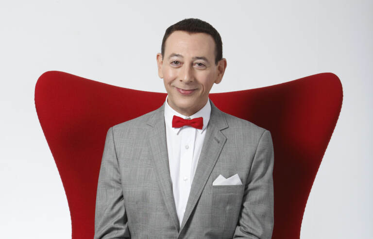 File photo: Actor Paul Reubens portraying Pee-wee Herman poses for a portrait while promoting ''The Pee-wee Herman Show'' live stage play, Monday, Dec. 7, 2009, in Los Angeles. Reubens died Sunday night after a six-year struggle with cancer that he did not make public, his publicist said in a statement.