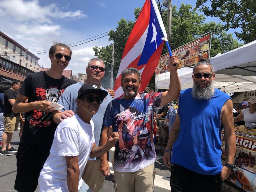 Paul Rivera, of Bristol Township, and friends Paul Rivera, of Bristol Township