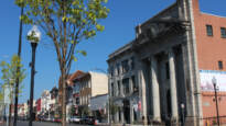 Downtown business district.