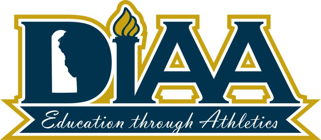 diaa The acronym DIAA and text underneath that reads Education through Athletics