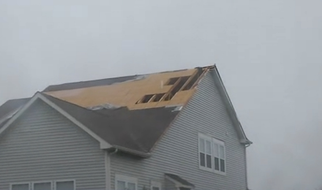 middletown-del-storm-damage Home with roof ripped off due to a storm