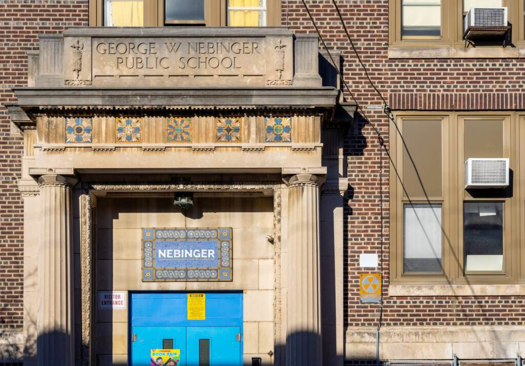 nebinger-school-facade-scaled George W. Nebinger School building