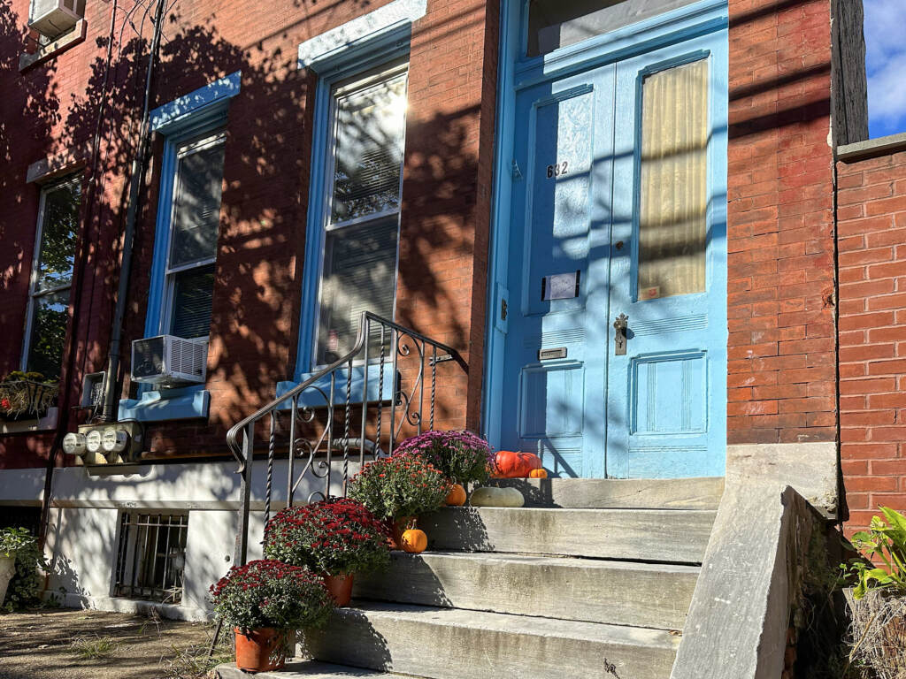 rowhome-house-steps A rowhome in Spring Garden.