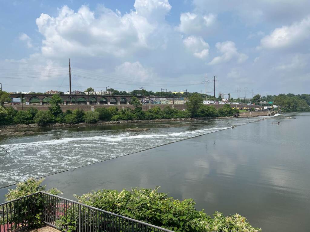A view of the Schuylkill River