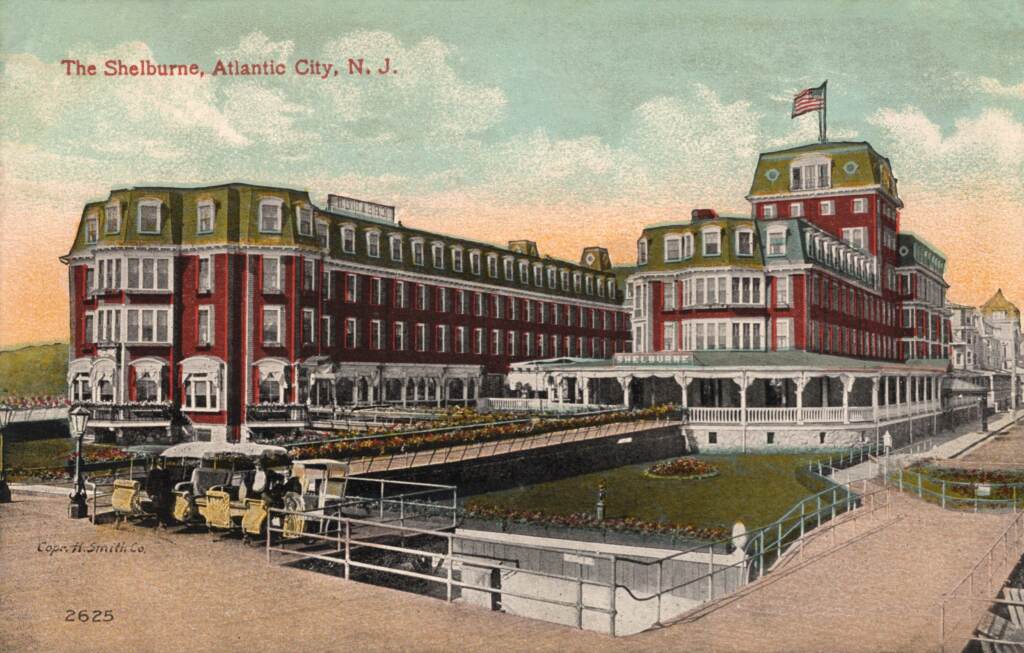shelburnehotel-atlanticcity-03-scaled Glossy photochrome postcard of the Shelburne Hotel, Atlantic City, circa 1913