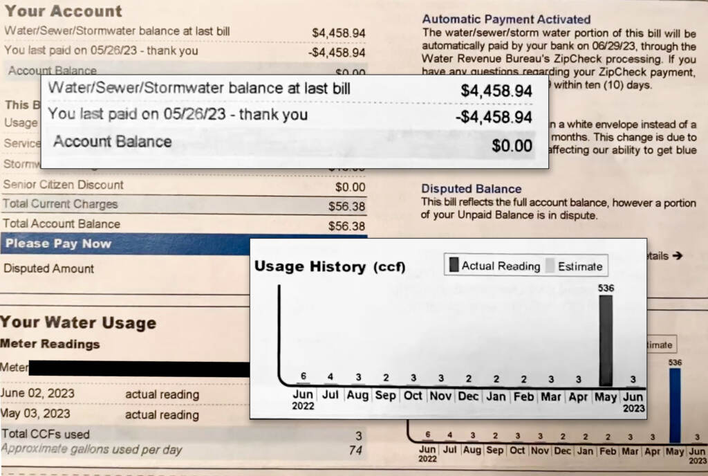 Water bill