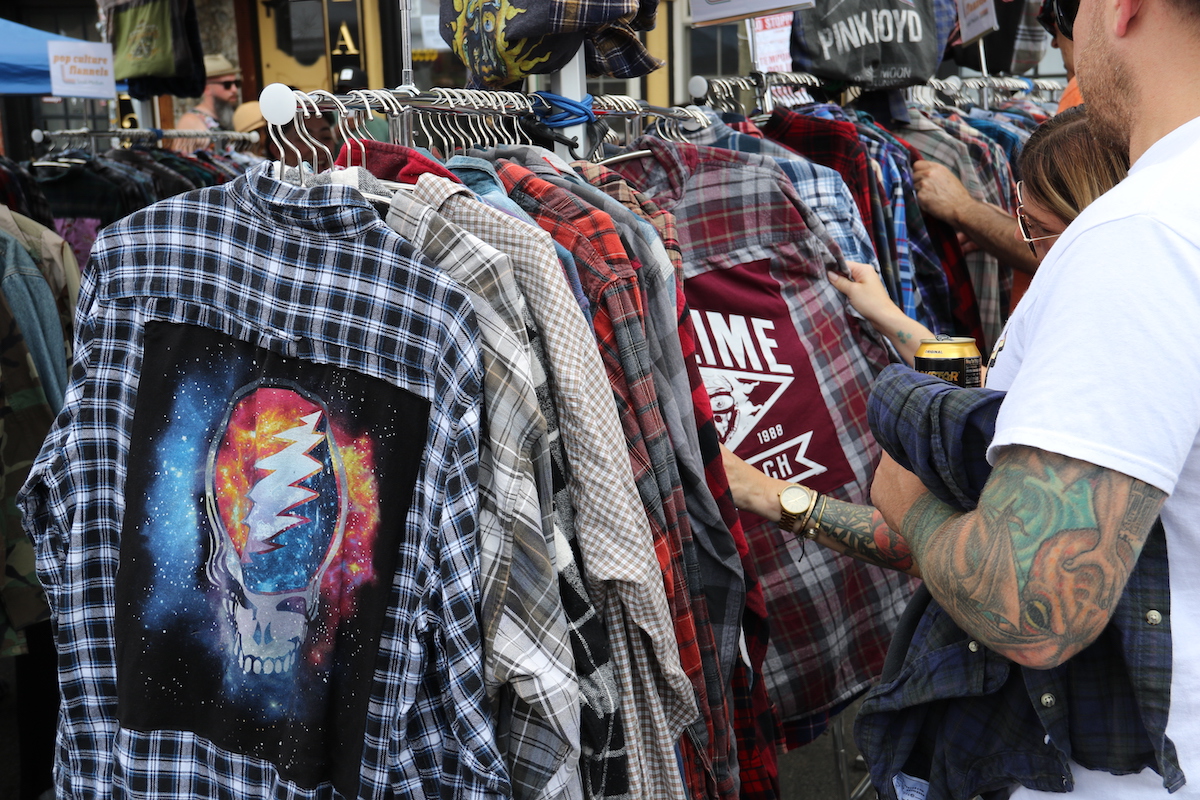 Trashion is a Central Jersey-based company that makes custom clothing out of thrifted goods like flannels and band t-shirts