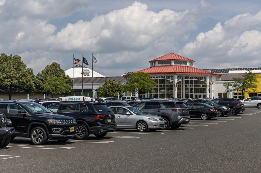 Mall parking lot