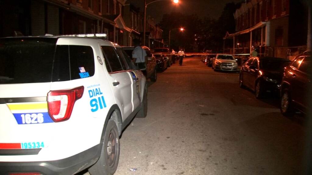 13671751_081923-wpvi-parkside-block-party-shooting-9am-video-CC-vid Police on the scene
