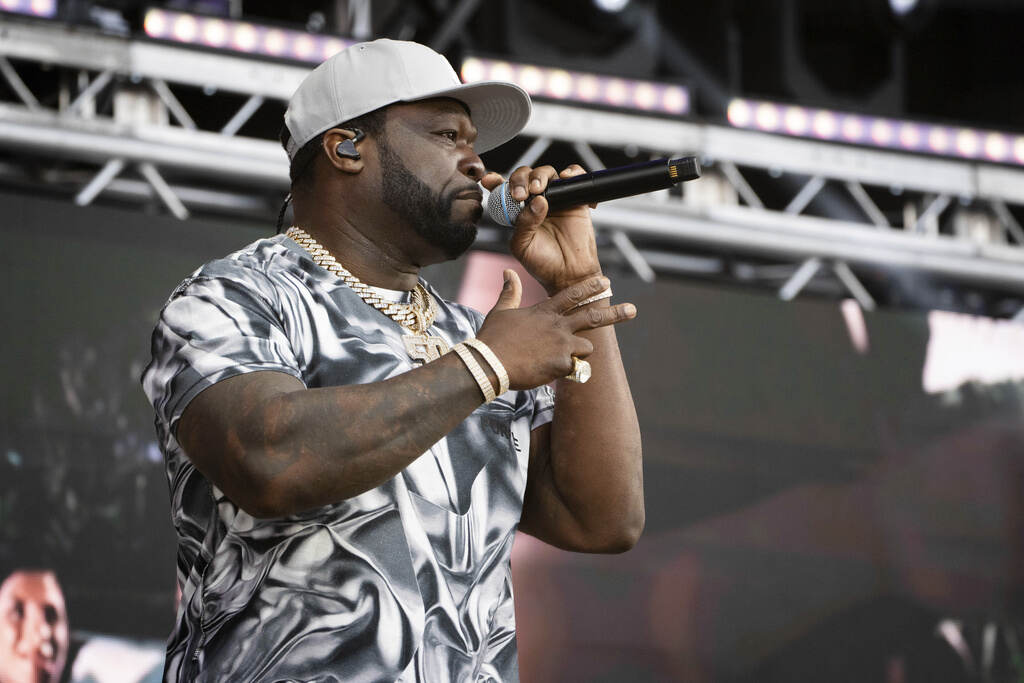 50 Cent performs onstage