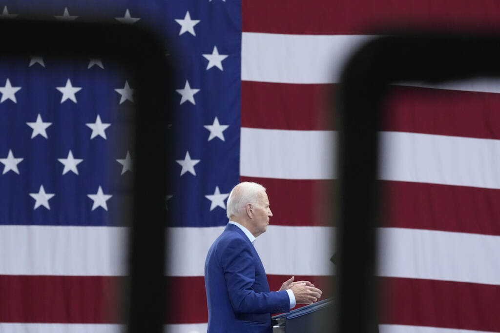 Joe Biden President Joe Biden speaks at the Arcosa Wind Towers, Wednesday, Aug. 9, 2023, in Belen, N.M. Biden is making the case that his policies of financial and tax incentives have revived U.S. manufacturing