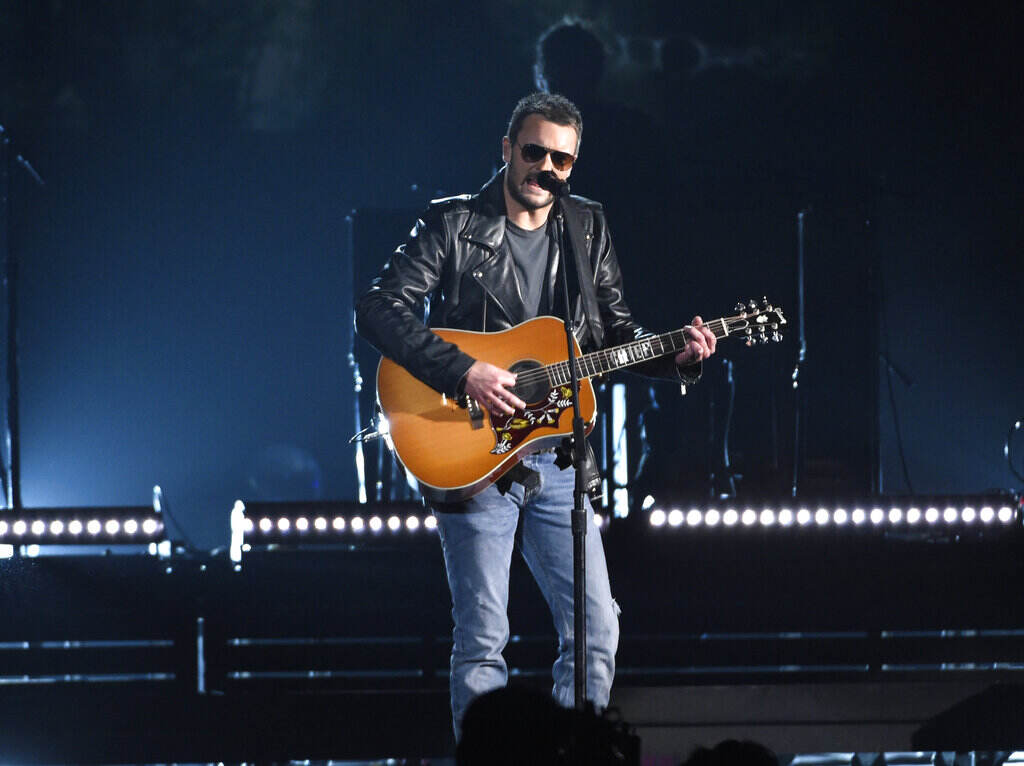 Eric Church performs onstage
