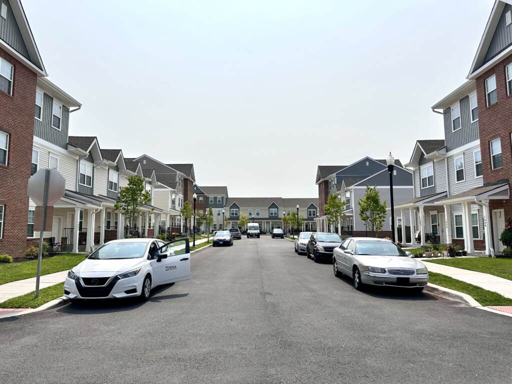 The Imani Village Apartments located right on Bower Street, across the street of the future demolition and reconstruction of additional apartments