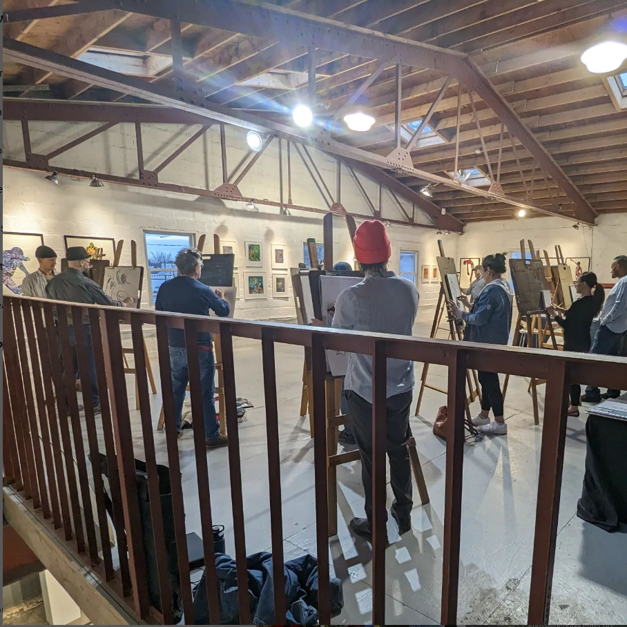 Open Studio Figure Drawing in the Perkins Center for the Arts building in Collingswood, N.J., which the center recently acquired from borough of Collingswood