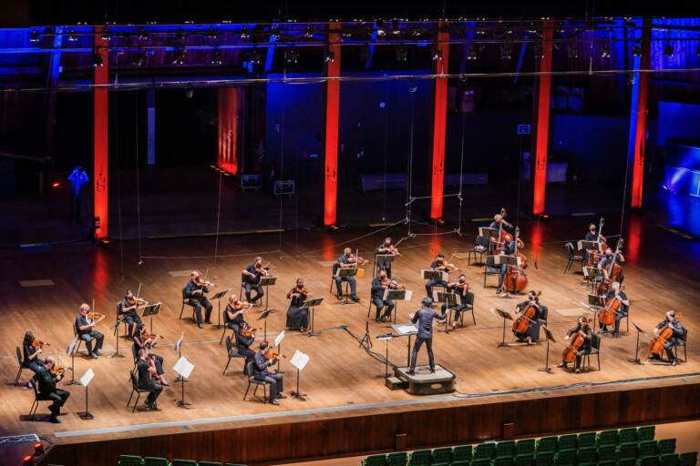 File photo: Members of the Philadelphia Orchestra perform. (Chris Lee for Philadelphia Orchestra)