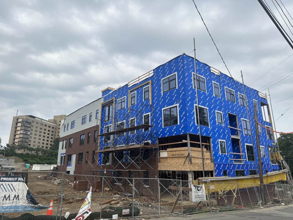 Apartment building under construction
