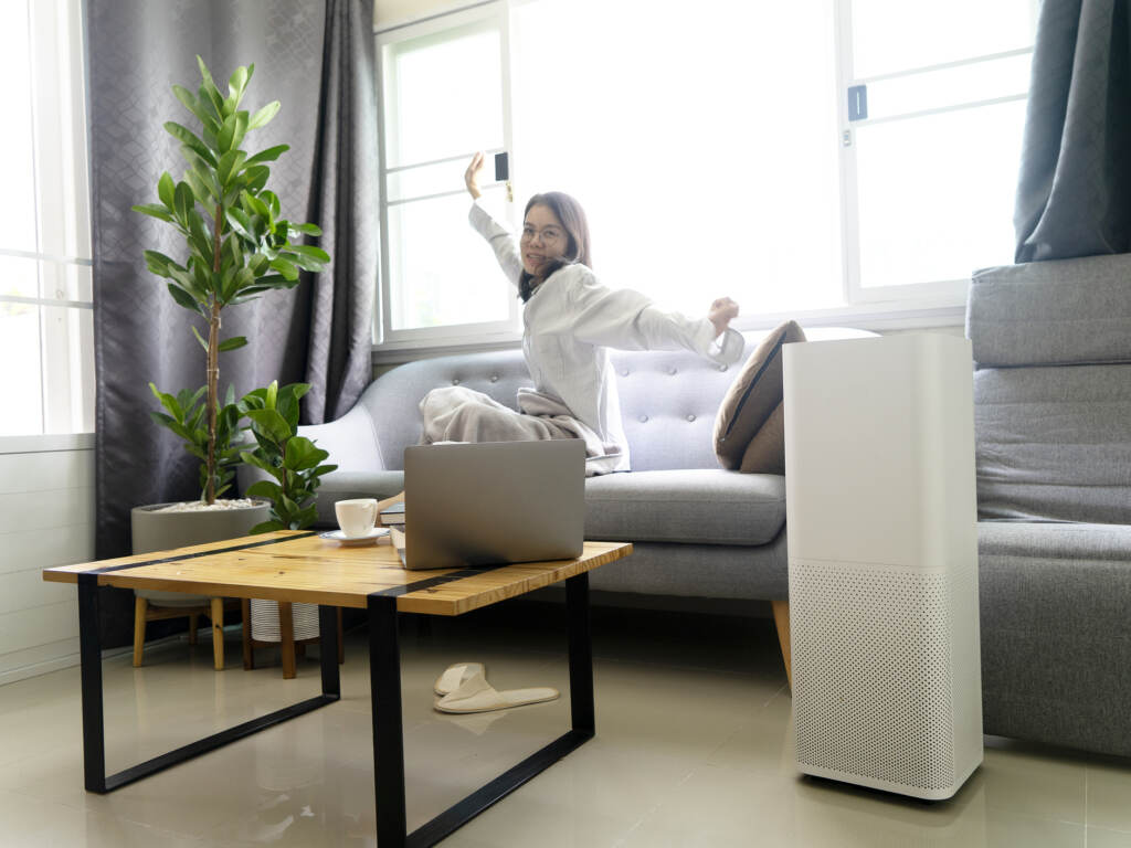 Poor indoor air quality can contribute to health problems. Letting in fresh air, keeping air filters changed and using air purifiers can help. Air purifier