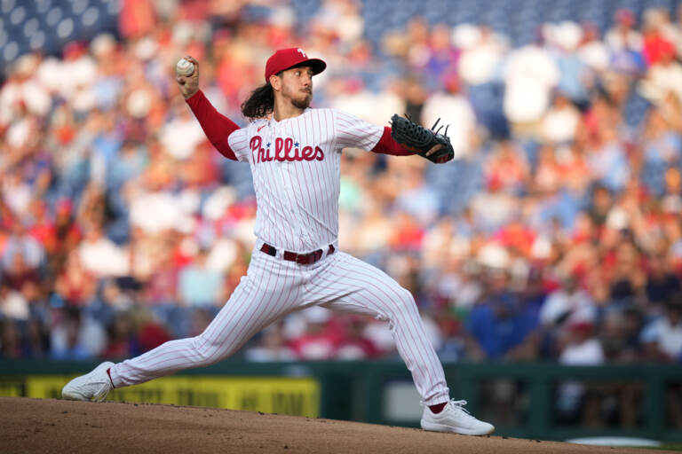 Michael Lorenzen pitches