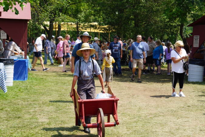 The Goschenhoppen Festival, held each year in rural Perkiomenville, Montgomery County, celebrates the life, food, and culture of 18th- and 19th-century German settlers. (Emily Rizzo/WHYY)