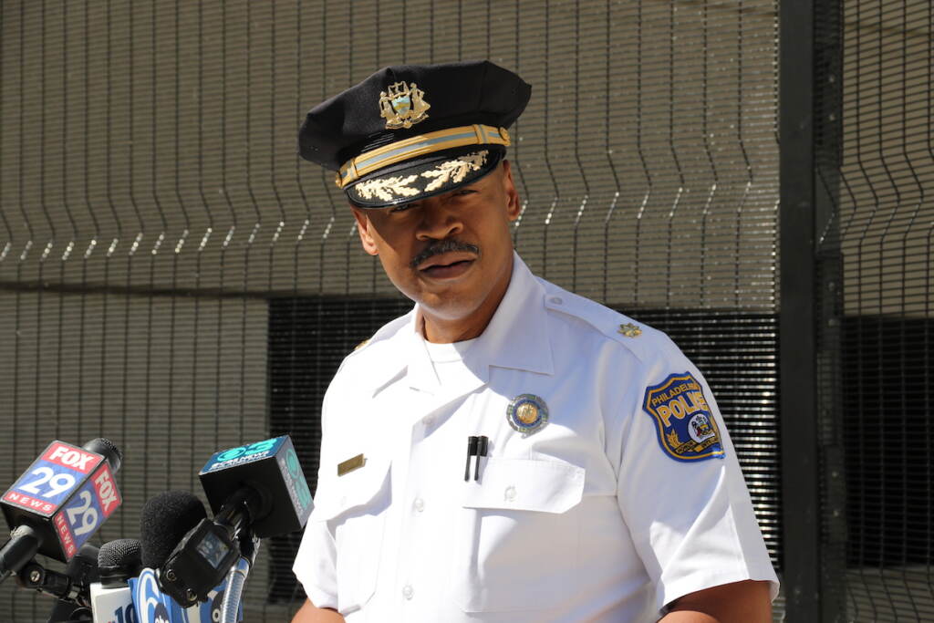 philadelphia-police-ernest-ransom Officer Ernest Ransom speaks at a press conference