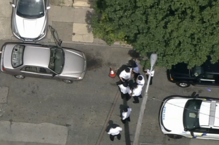 police officers at a crime scene