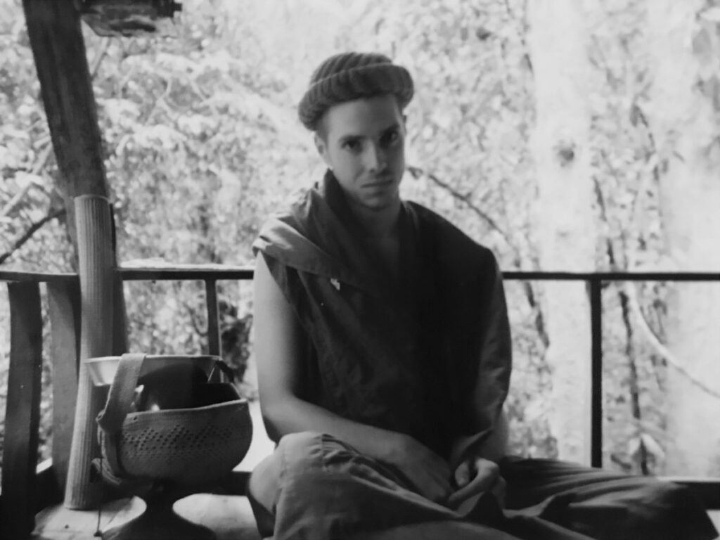 Justin McDaniel during his time as a Buddhist Monk in Thailand. (Courtesy of Justin McDaniel)