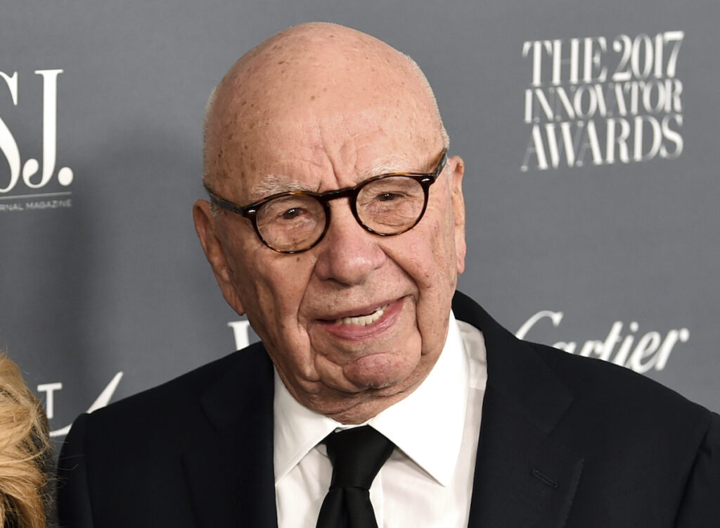 Rupert Murdoch attends the WSJ. Magazine 2017 Innovator Awards at The Museum of Modern Art in New York on Nov. 1, 2017.