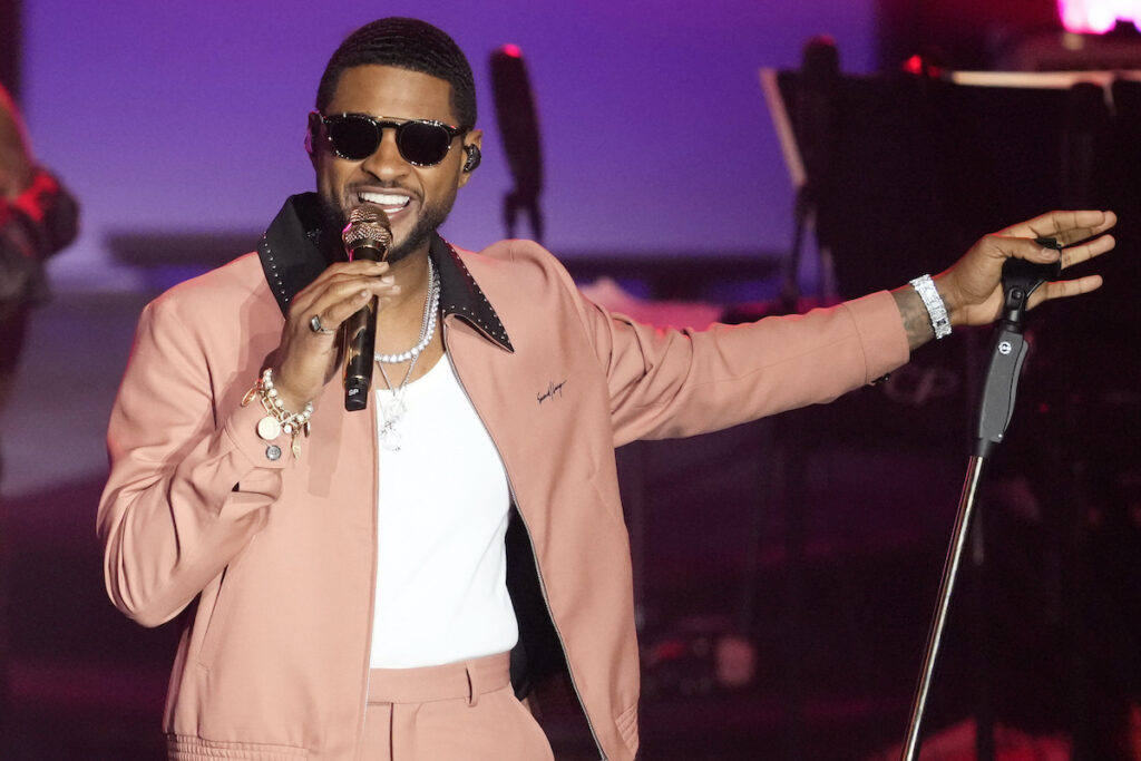 Usher Usher performs at the 51st annual Songwriters Hall of Fame induction and awards gala at the New York Marriott Marquis Hotel on Thursday, June 16, 2022, in New York.