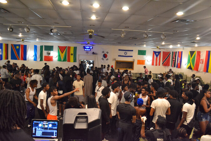 Antioch's Sanctuary is transformed into a dance floor for dance battles on Thursdays. Photo By Brianna Hill.