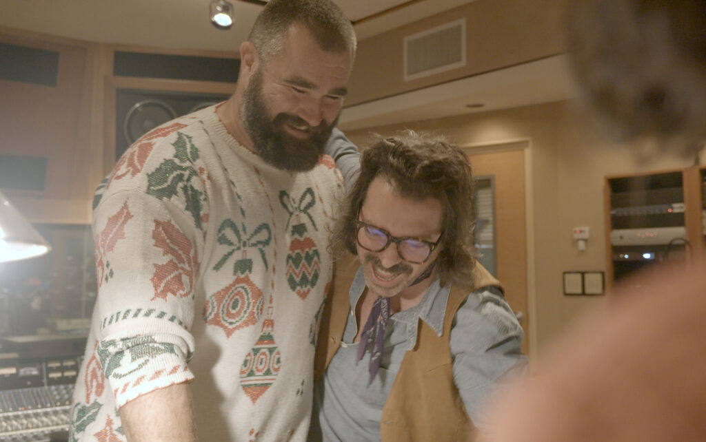 Jason Kelce and Charlie Hall