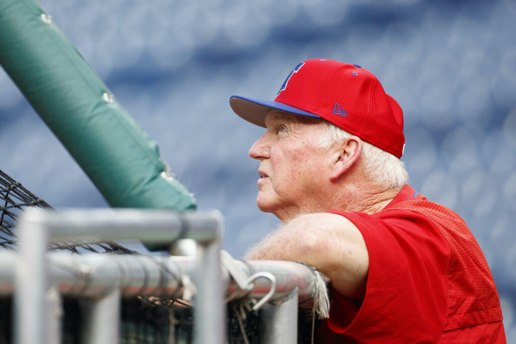 Charlie Manuel Charlie Manuel in the dugout