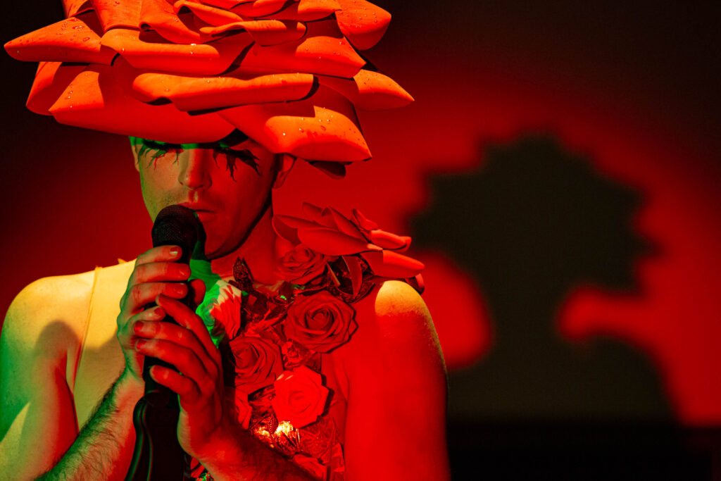 Rose at Fringe Arts 1 (credit Christopher Ash) John Jarboe performing