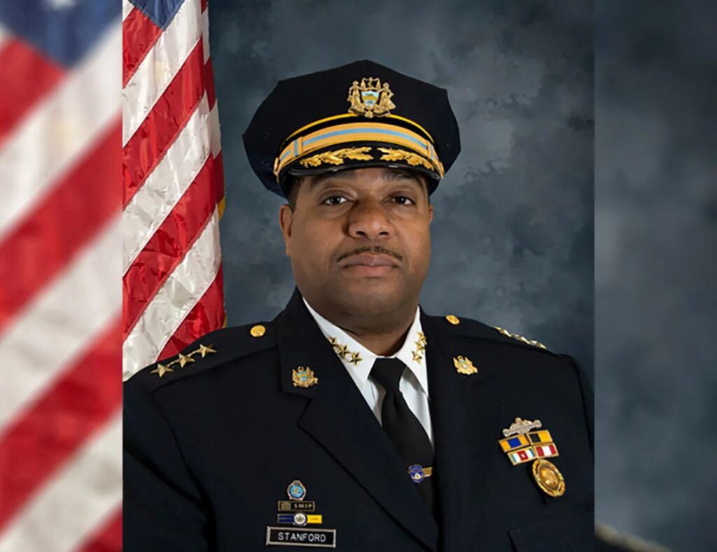 Philadelphia First Deputy Police Commissioner John M. Stanford Jr., who will take over the top job on an interim basis when Commissioner Danielle Outlaw departs